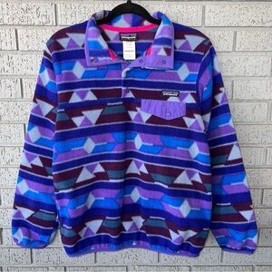 Patagonia | Lightweight Synchilla Snap-T Pullover Small Geometric Pattern